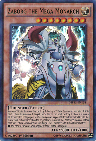Zaborg the Mega Monarch [MP15-EN154] Ultra Rare Yu-Gi-Oh!