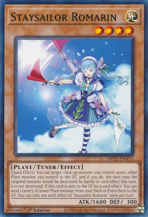 Staysailor Romarin [MP22-EN111] Common Yu-Gi-Oh!