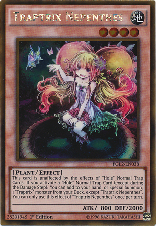 Traptrix Nepenthes [PGL2-EN038] Gold Rare Yu-Gi-Oh!