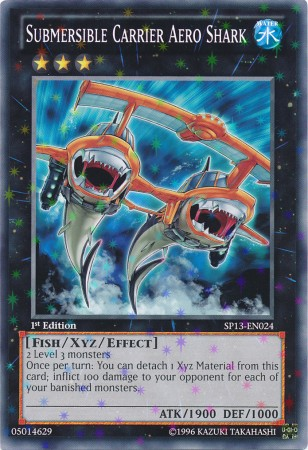 Submersible Carrier Aero Shark [SP13-EN024] Starfoil Rare Yu-Gi-Oh!