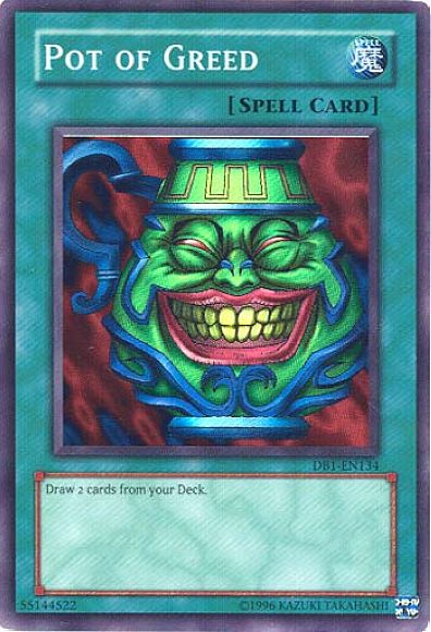 Pot of Greed [DB1-EN134] Super Rare Yu-Gi-Oh!