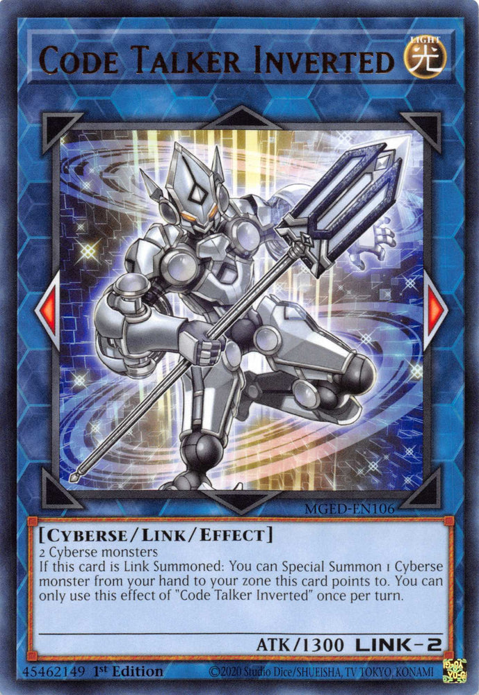 Code Talker Inverted [MGED-EN106] Rare Yu-Gi-Oh!