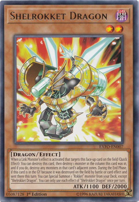 Shelrokket Dragon [EXFO-EN007] Rare Yu-Gi-Oh!