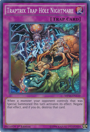 Traptrix Trap Hole Nightmare [MP14-EN110] Super Rare Yu-Gi-Oh!