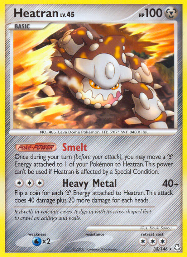 Heatran (30/146) (Theme Deck Exclusive) [Diamond & Pearl: Legends Awakened] Pokémon