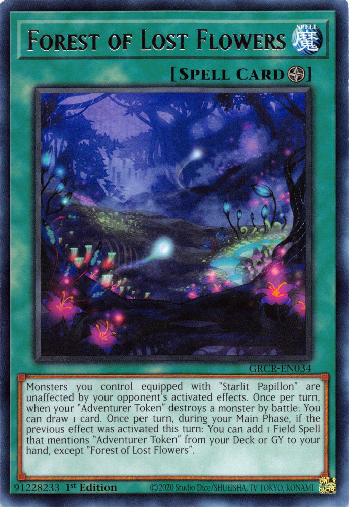 Forest of Lost Flowers [GRCR-EN034] Rare Yu-Gi-Oh!