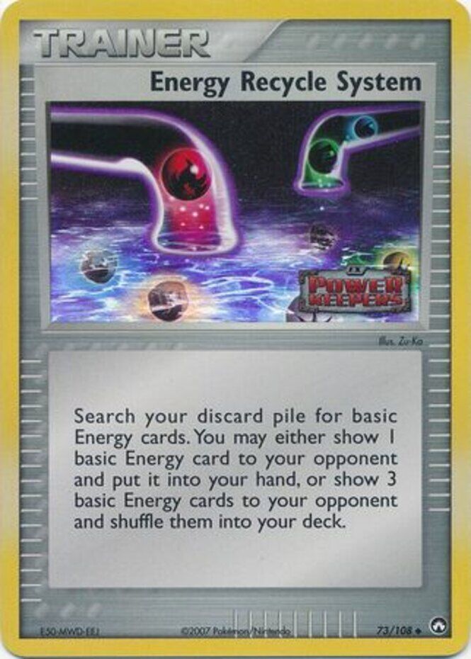 Energy Recycle System (73/108) (Stamped) [EX: Power Keepers] Pokémon