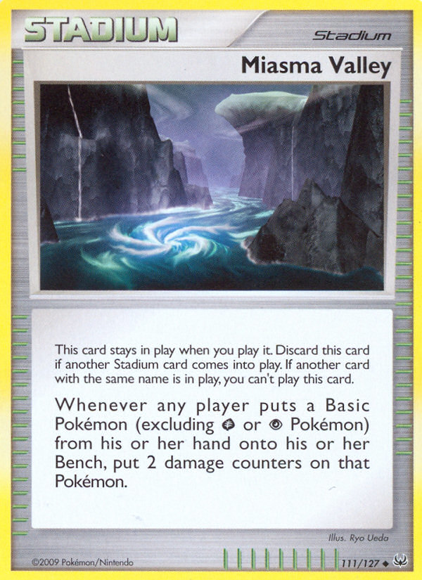 Miasma Valley (111/127) [Platinum: Base Set] Pokémon
