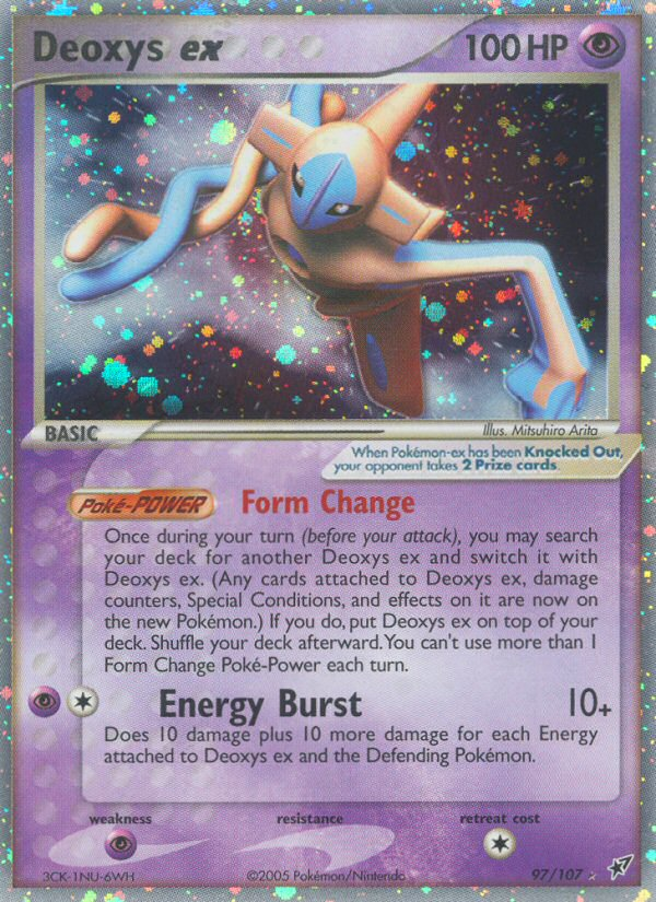 Deoxys ex (97/107) [EX: Deoxys] Pokémon