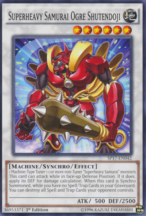Superheavy Samurai Ogre Shutendoji [SP17-EN042] Common Yu-Gi-Oh!