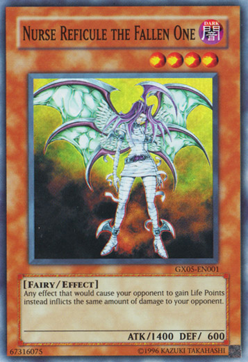 Nurse Reficule the Fallen One [GX05-EN001] Super Rare Yu-Gi-Oh!