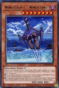 World Legacy - "World Lance" [GEIM-EN058] Rare Yu-Gi-Oh!