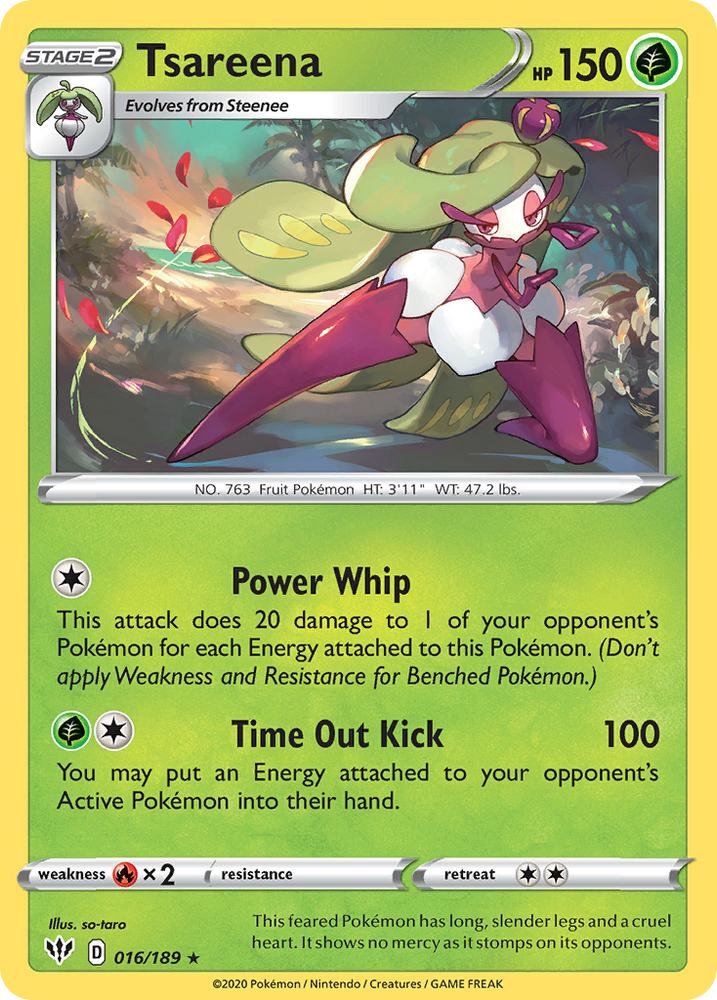 Tsareena (016/189) [Sword & Shield: Darkness Ablaze] Pokémon