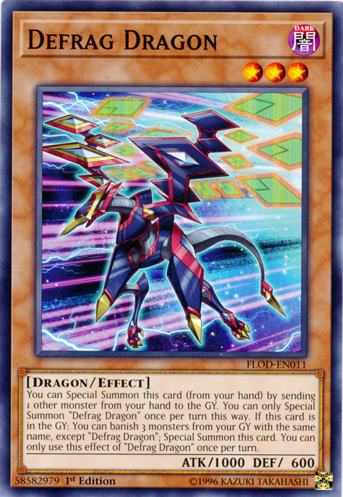 Defrag Dragon [FLOD-EN011] Common Yu-Gi-Oh!