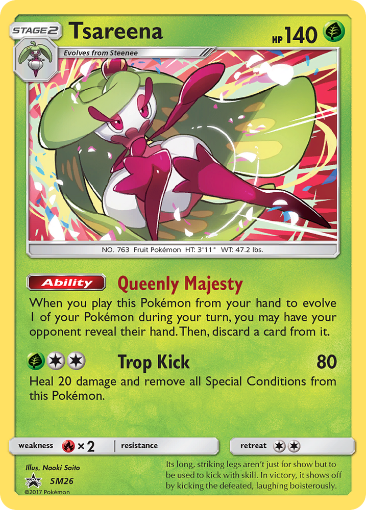Tsareena (SM26) [Sun & Moon: Black Star Promos] Pokémon