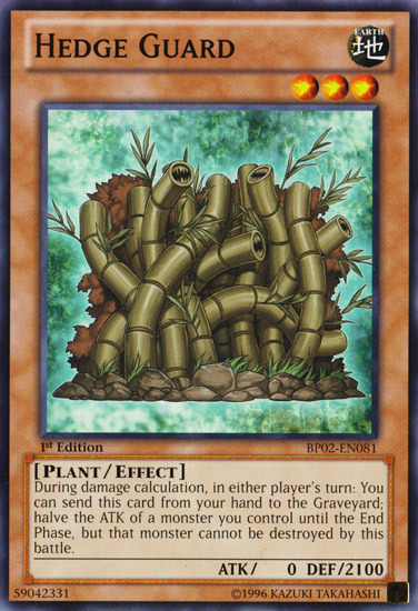 Hedge Guard [BP02-EN081] Mosaic Rare Yu-Gi-Oh!