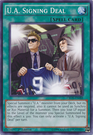 U.A. Signing Deal [CROS-EN088] Common Yu-Gi-Oh!