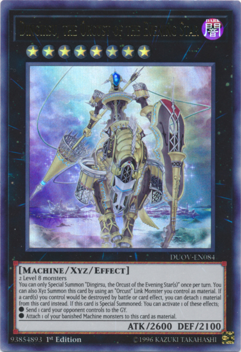 Dingirsu, the Orcust of the Evening Star [DUOV-EN084] Ultra Rare Yu-Gi-Oh!