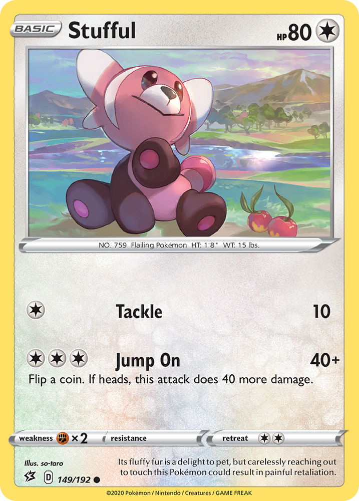 Stufful (149/192) [Sword & Shield: Rebel Clash] Pokémon