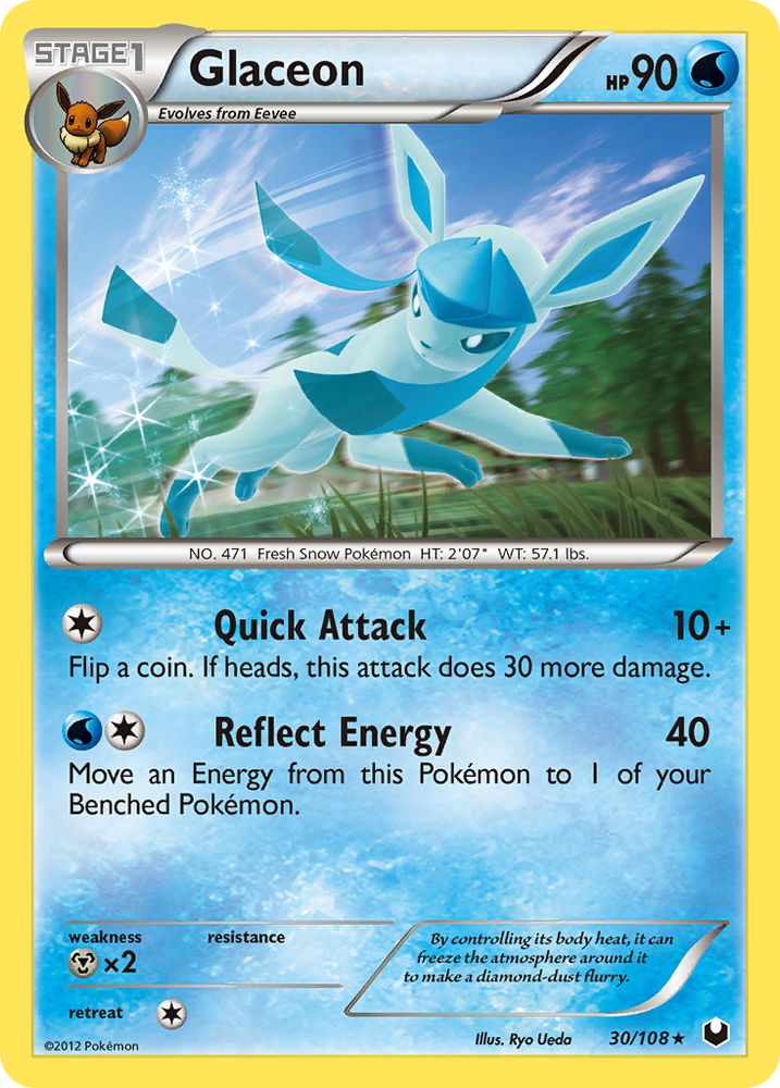 Glaceon (30/108) [Black & White: Dark Explorers] Pokémon