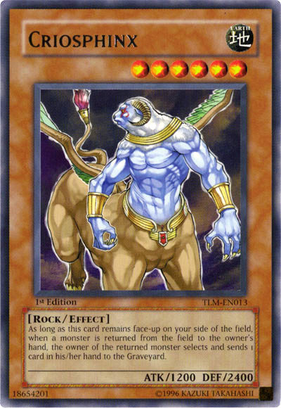 Criosphinx [TLM-EN013] Rare Yu-Gi-Oh!