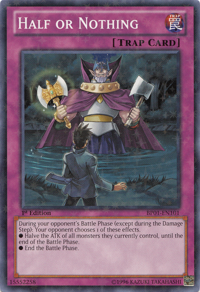 Half or Nothing [BP01-EN101] Starfoil Rare Yu-Gi-Oh!