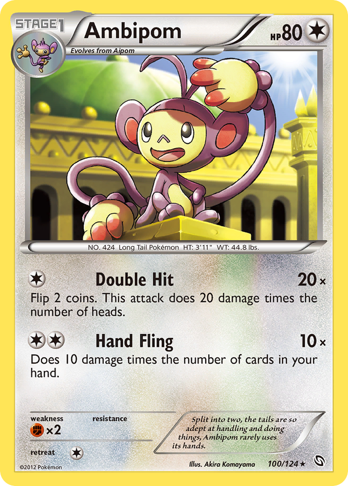 Ambipom (100/124) [Black & White: Dragons Exalted] Pokémon