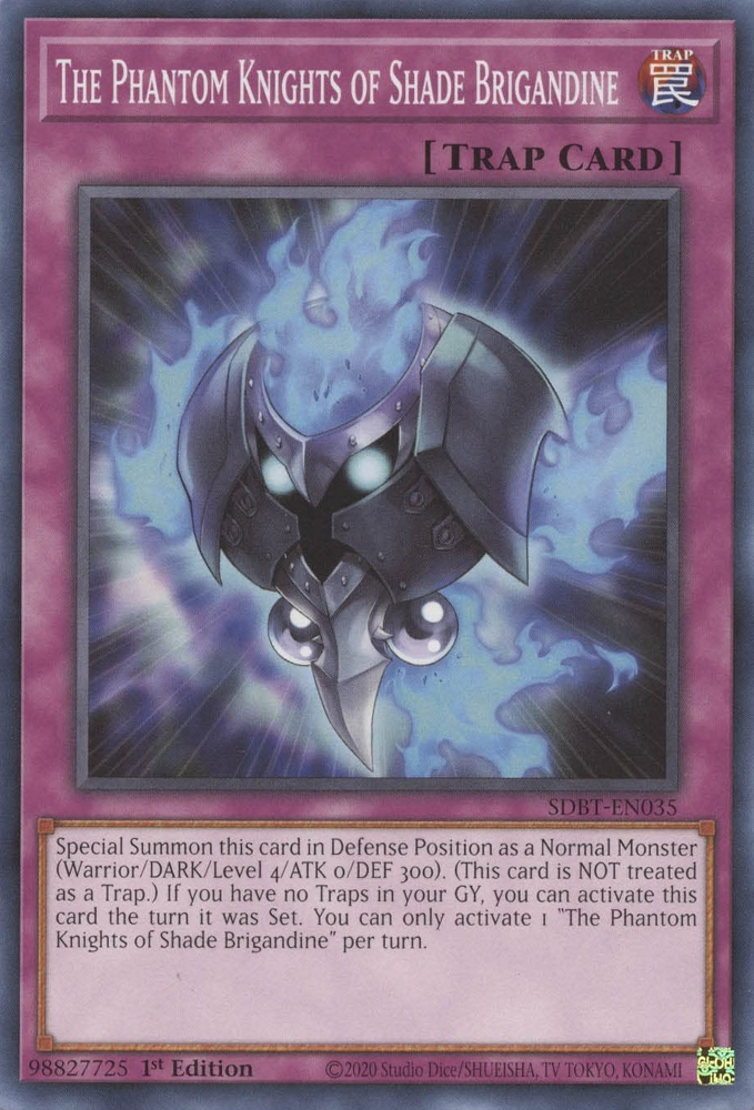 The Phantom Knights of Shade Brigandine [SDBT-EN035] Common Yu-Gi-Oh!