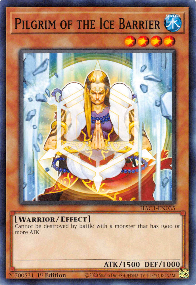 Pilgrim of the Ice Barrier [HAC1-EN035] Common Yu-Gi-Oh!