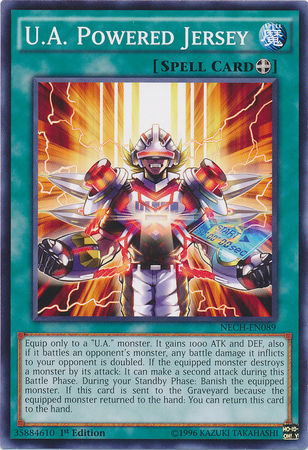 U.A. Powered Jersey [NECH-EN089] Common Yu-Gi-Oh!