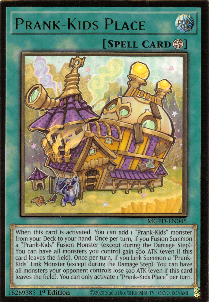 Prank-Kids Place [MGED-EN045] Gold Rare Yu-Gi-Oh!