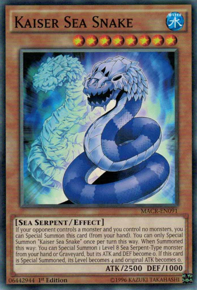 Kaiser Sea Snake [MACR-EN091] Common Yu-Gi-Oh!
