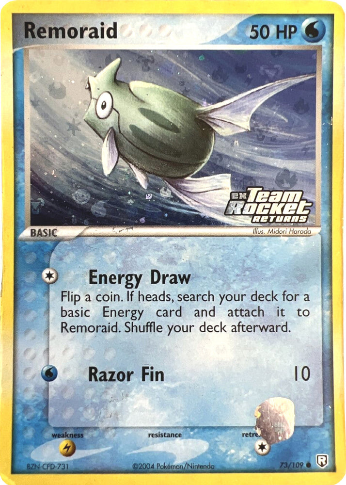 Remoraid (73/109) (Stamped) [EX: Team Rocket Returns] Pokémon