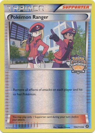 Pokemon Ranger (104/114) (Championship Promo) [XY: Steam Siege] Pokémon