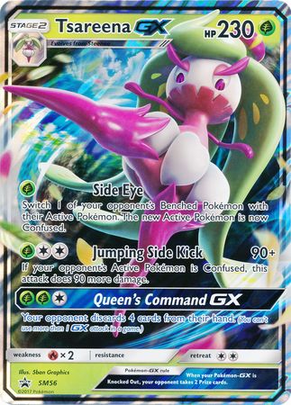 Tsareena GX (SM56) (Jumbo Card) [Sun & Moon: Black Star Promos] Pokémon