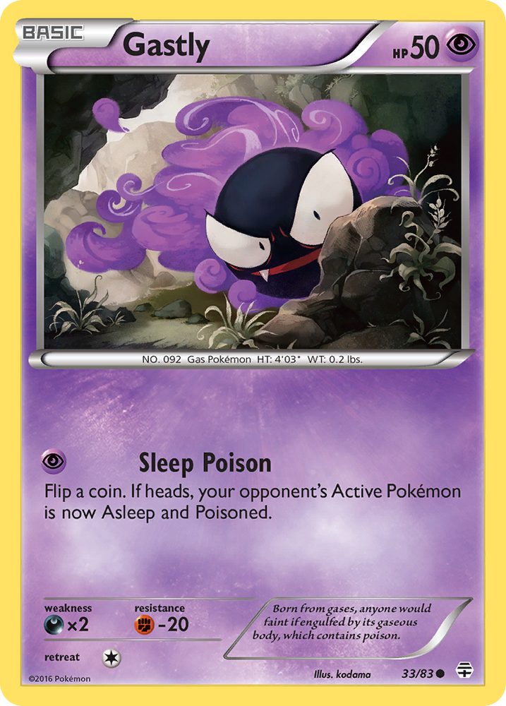 Gastly (33/83) [XY: Generations] Pokémon