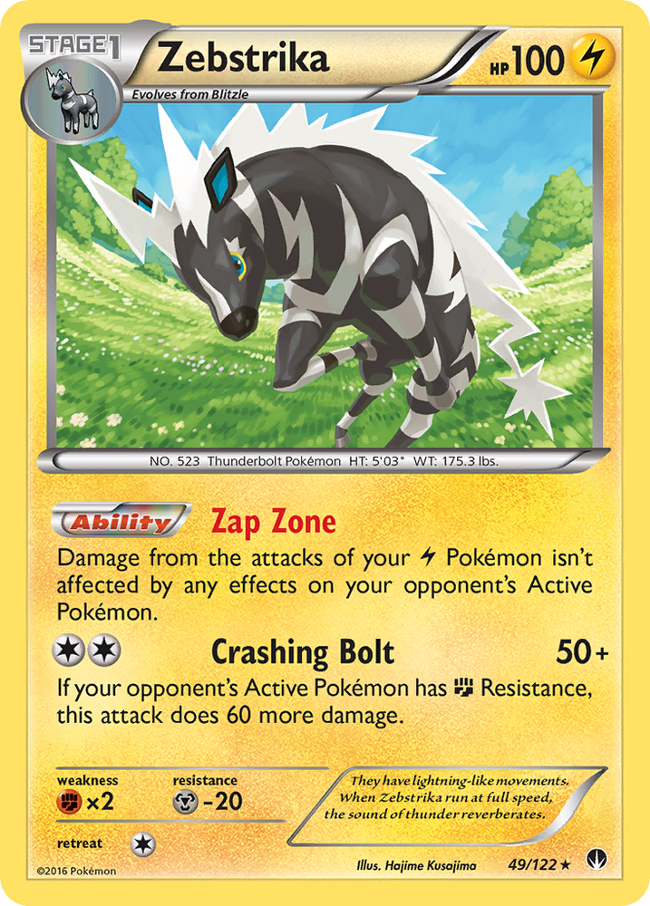 Zebstrika (49/122) [XY: BREAKpoint] Pokémon
