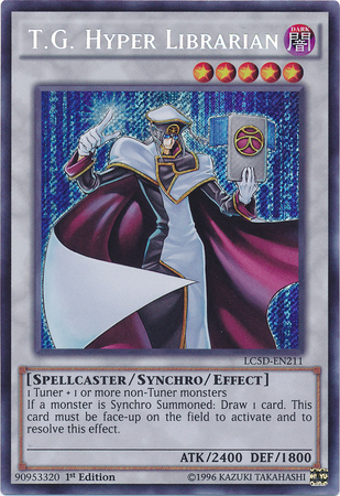 T.G. Hyper Librarian [LC5D-EN211] Secret Rare Yu-Gi-Oh!