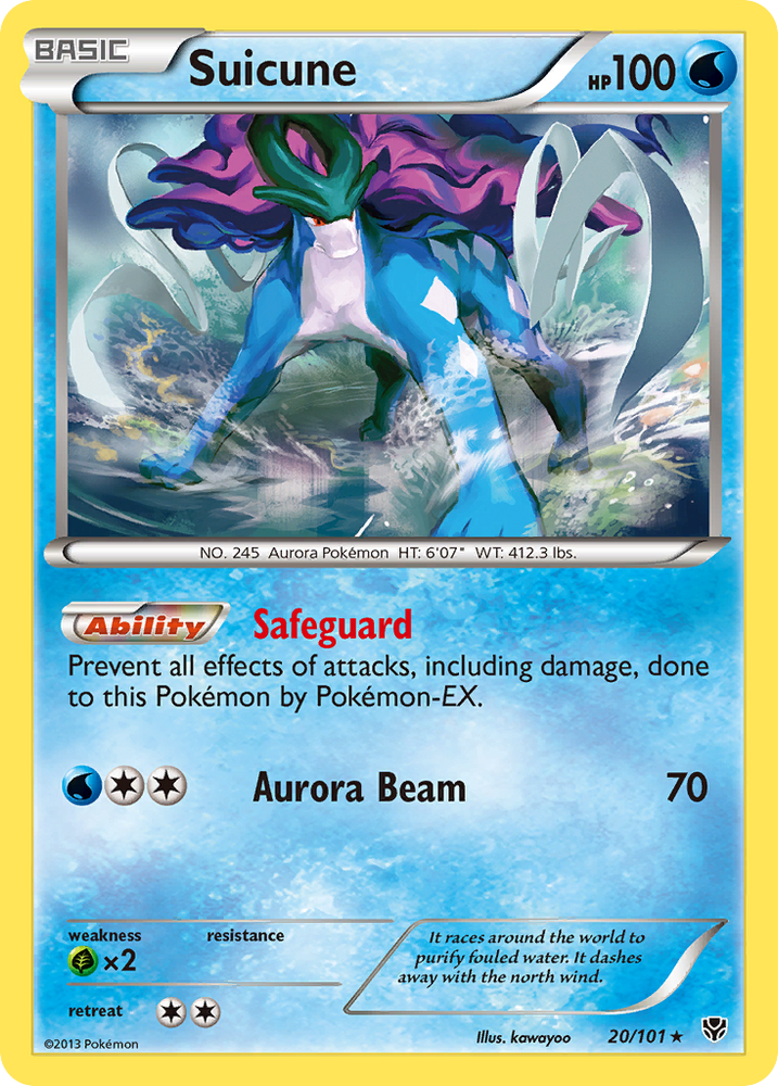 Suicune (20/101) [Black & White: Plasma Blast] Pokémon
