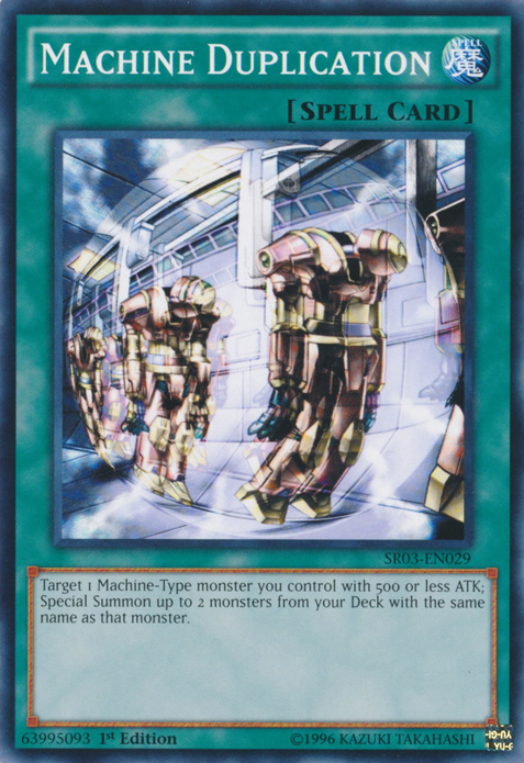 Machine Duplication [SR03-EN029] Common Yu-Gi-Oh!