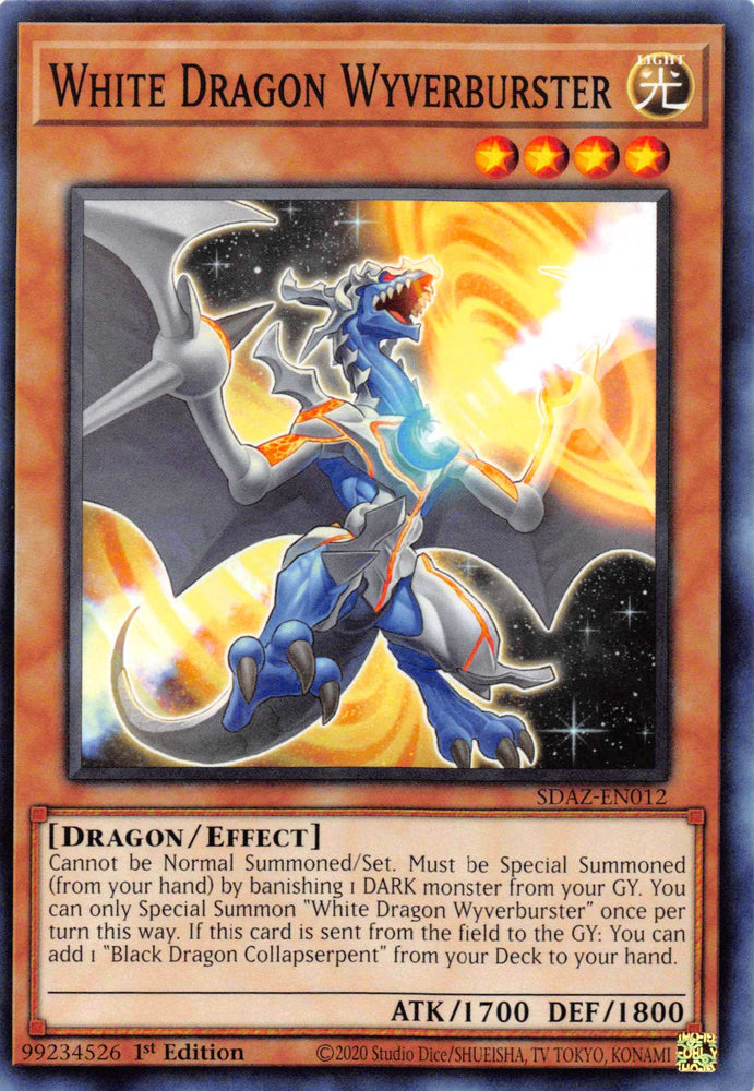 White Dragon Wyverburster [SDAZ-EN012] Common Yu-Gi-Oh!