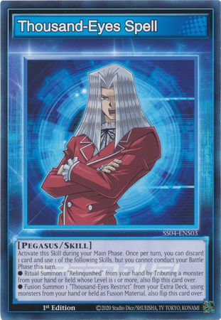Thousand-Eyes Spell [SS04-ENS03] Common Yu-Gi-Oh!