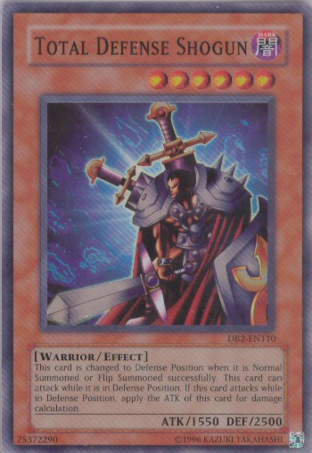 Total Defense Shogun [DB2-EN110] Super Rare Yu-Gi-Oh!