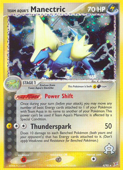Team Aqua's Manectric (4/95) [EX: Team Magma vs Team Aqua] Pokémon
