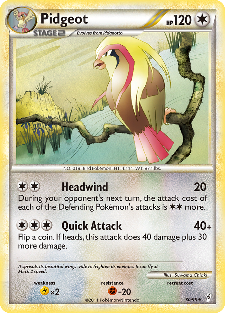 Pidgeot (30/95) [HeartGold & SoulSilver: Call of Legends] Pokémon