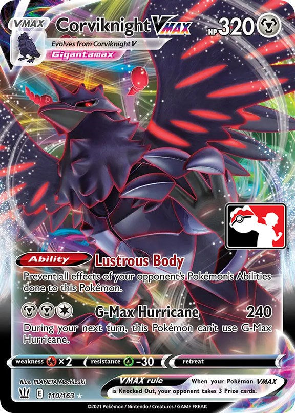 Corviknight VMAX (110/163) [Prize Pack Series One] Pokémon