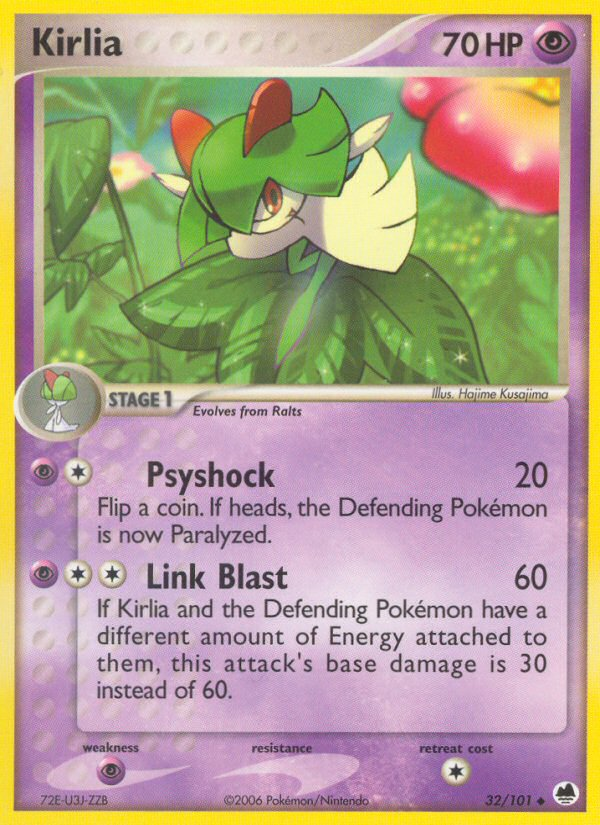 Kirlia (32/101) [EX: Dragon Frontiers] Pokémon
