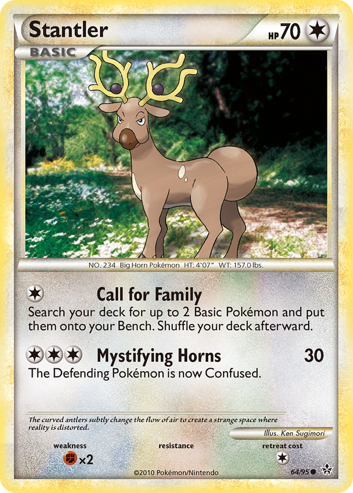 Stantler (64/95) [HeartGold & SoulSilver: Unleashed] Pokémon