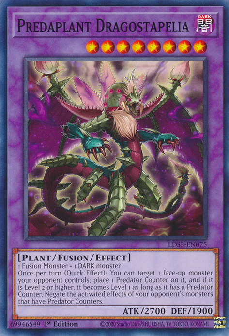 Predaplant Dragostapelia [LDS3-EN075] Common Yu-Gi-Oh!
