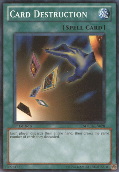 Card Destruction [SDGU-EN028] Common Yu-Gi-Oh!